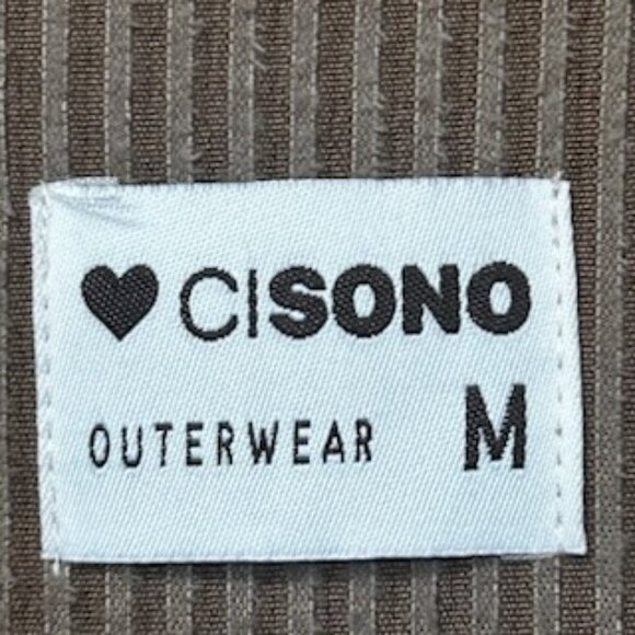 NWOT Vintage Taupe Brown Corduroy Suede Collared Fall Shaket Jacket Coat - Picture 6 of 11